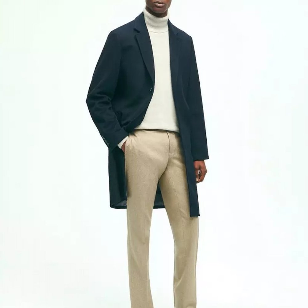 Brooks Brothers Wool Storm System Town Coat/ Overcoat - BRAND NEW